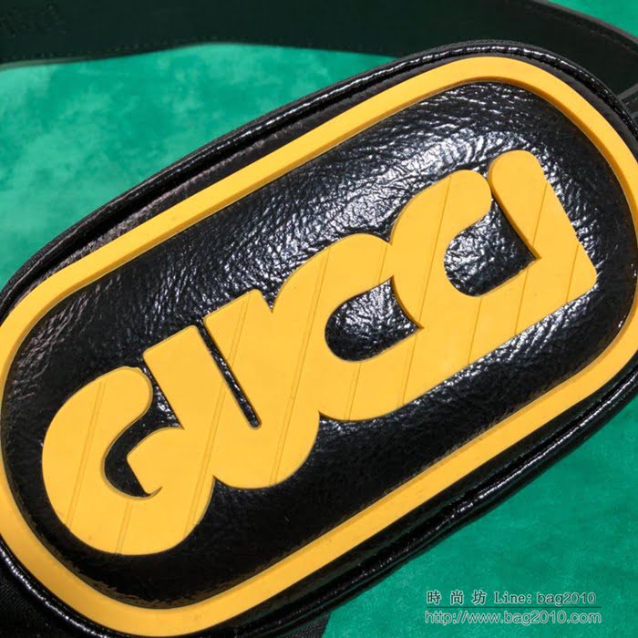 GUCCI古馳腰包 2019新款 專櫃品質 529428 進口牛皮 休閒款腰包 克漆皮  ydgq3401